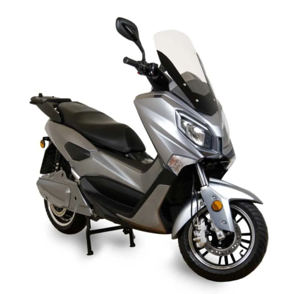 Cette image représente le scooter E-Trax de la marque Easy Watts en couleur grise