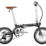 Vélo pliant morning origins black satin de la marque Eovolt